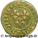 Double Tournois - Louis XIII (Riom mint; 4th type)