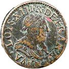 Double Tournois - Louis XIII (Stenay mint; 10th type)