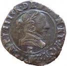Double Tournois - Henri III (Dauphiné mint; 2nd type)