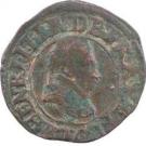 Denier Tournois - Henri III (Rouen)