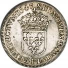 ½ Écu - Louis XIV