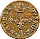 Double Tournois - Louis XIV