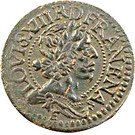 Double Tournois - Louis XIII (Tours mint; 14th type)