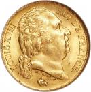 20 Francs - Louis XVIII