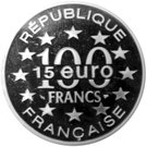 100 Francs / 15 Euro (The Tour of Belem)