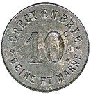 10 Centimes (Crecy en Brie)