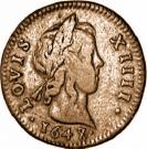 3 Deniers - Louis XIV