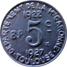 5 Centimes (Departement De La H-Garonne; Toulouse)