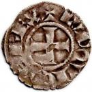 Denier tournois(légende TVRONIS) - Louis VIII et début du règne de Louis IX