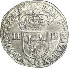 ¼ Écu - Louis XIII (1st type)