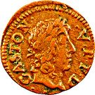 Denier Tournois - Gaston (13th type)