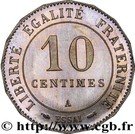10 centimes Merley (essai, 16 pans)