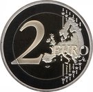 2 Euro (Pink ribbon; Colored)