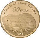 50 Euro (Lyon Saint-Exupéry Railway Station)