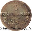 3 Centimes