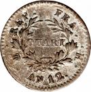 ¼ Franc - Napoleon I