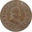 Double Tournois - Henri IV (Paris mint; 1st type; Latin text)