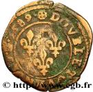 Double Tournois - Henri III (Saint-Lô mint; 2nd type)