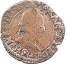Double Tournois - Henri III (Rennes mint)
