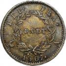 ¼ Franc - Napoléon I
