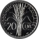 20 Centimes (Piedfort Essai)