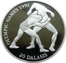 20 Dalasis (Olympic Games-Wrestlers)