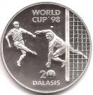 20 Dalasis (World Cup 1998)