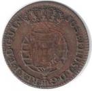 10 Reis - Maria II (countermarked over 5 Reis JOSEPHVS I)