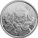 5 Cedis - Elizabeth II (African Leopard)