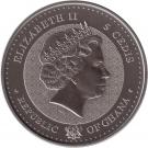 5 Cedis - Elizabeth II (Bullion Coinage - Parrot)