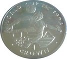 1 Crown - Elizabeth II (Goalkeeper diving)
