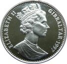 1 Crown - Elizabeth II (The Temple of Artemis)