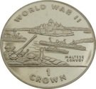 1 Crown - Elizabeth II (World War II-Maltese Convoys)