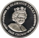 1 Crown - Elizabeth II (Elizabeth II, 80th Birthday)