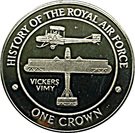 1 Crown - Elizabeth II (Vickers Vimy)
