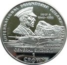 1 Crown - Elizabeth II (General Sikorski)