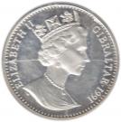 1 Crown - Elizabeth II (Chariot Racing; Silver Proof Issue)