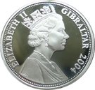 5 Pounds - Elizabeth II (Winston Churchill-Coloured Poppy)