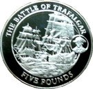5 Pounds - Elizabeth II (Battle of Trafalgar)