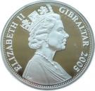 5 Pounds - Elizabeth II (Warship in full sail)