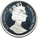 1 Crown - Elizabeth II (King Henry VIII; silver issue)