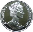 1 Crown - Elizabeth II (Queen on Horseback)