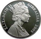 1 Crown - Elizabeth II (Investiture of Prince Charles)