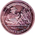 1 Crown - Elizabeth II (Royal Visits)