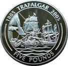 5 Pounds - Elizabeth II (Three warships)
