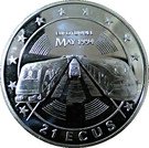 21 ECUS - Elizabeth II (Euro Tunnel)