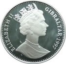 1 Crown - Elizabeth II (Captain Cook)