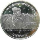 1 Crown - Elizabeth II (Eisenhower; Silver Proof Issue)