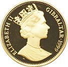 ½ Crown - Elizabeth II (Queen Elizabeth I)