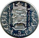 5 Pounds - Elizabeth II (Centennial of the Olympics)